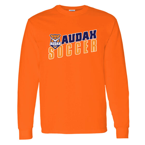 Audax Soccer Spirit Heavy Cotton 100% Cotton Long Sleeve T Shirt Logo 2 Thumbnail